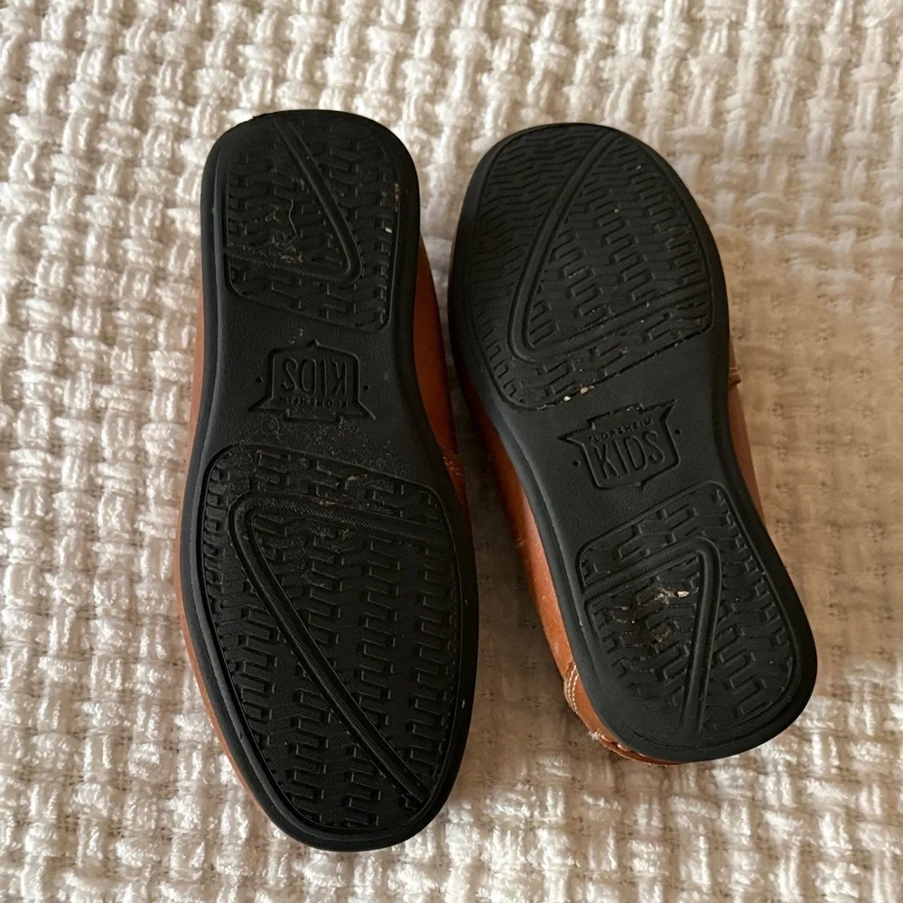 Florsheim Kids' Jasper Jr Venetian Loafers Brown/Tan Leather Gently Loved 11 1/2